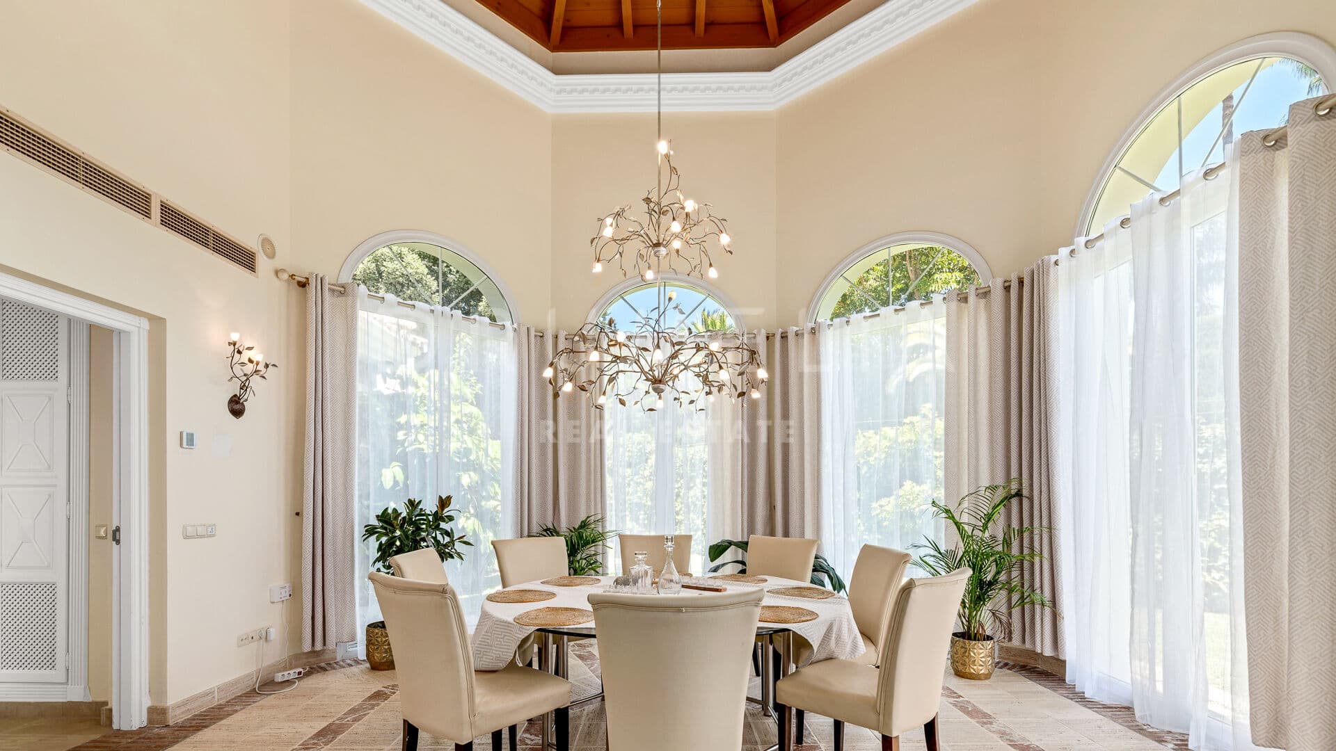 Exquisite Mediterranean luxury villa with partial sea views, Sierra Blanca, Golden Mile of Marbella