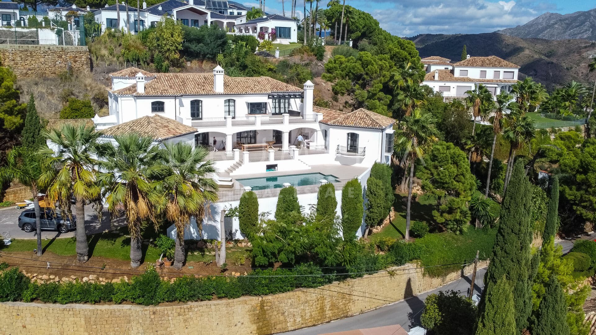 Timeless Andalusian Estate in Prestigious El Madroñal with Panoramic Views & Resort-Style Grounds